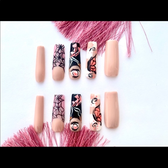 Anime Girl Press On Nails - Picture 9 of 12